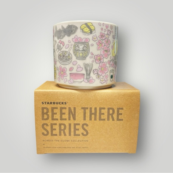 Starbucks Japan Been There Spring Sakura Coffee kawaii Mug Cup 14oz Collectible - Picture 3 of 15